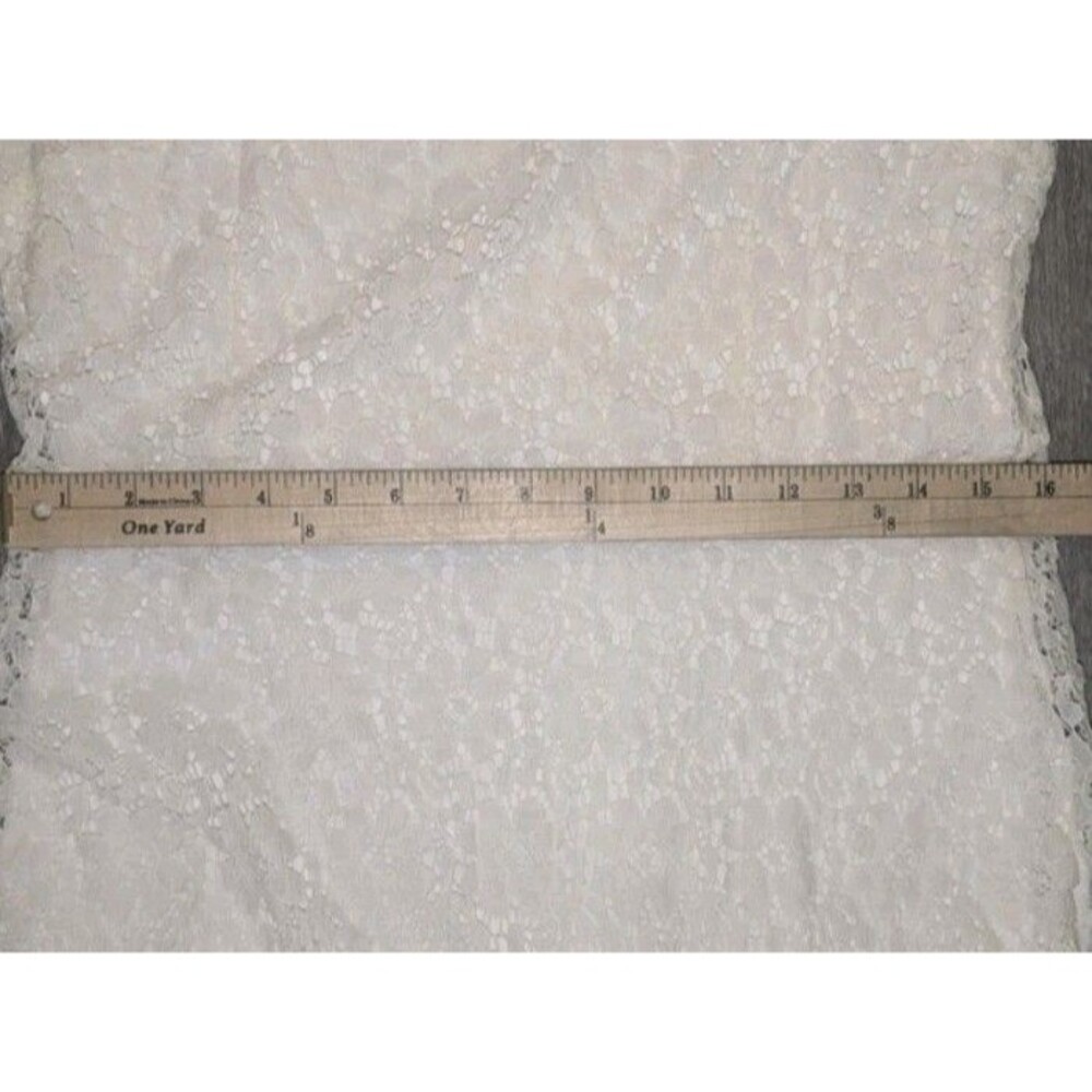 Lookbook Women’s Maxi Dress Size 12 Ivory 3/4 Sleeve Lace NEW with Tags - Picture 10 of 15